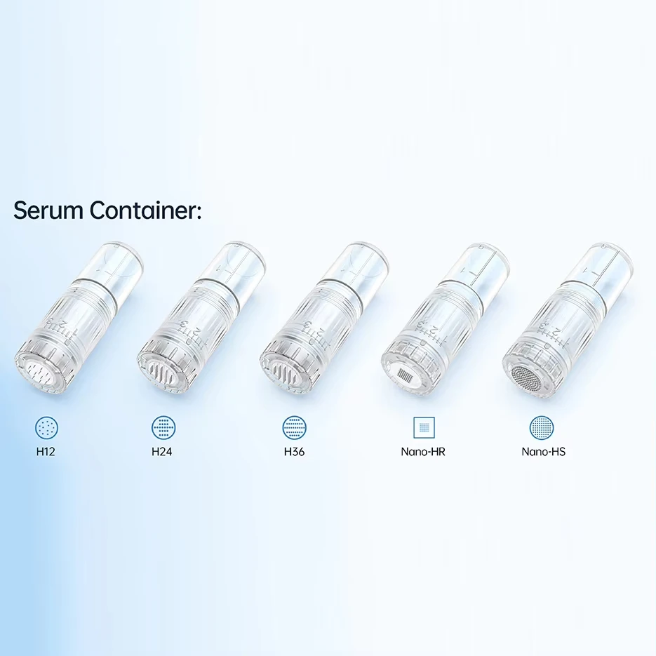 50 cartuchos de agujas desechables para Derma Pen, compatibles con Hydra Pen H5 H3, repuesto 12/36/nano
