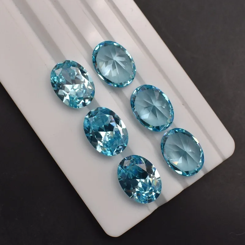 Aguamarina clara picada natural sin calentar 12,50 quilates 12x16 mm Corte ovalado AAAA+ Gema suelta