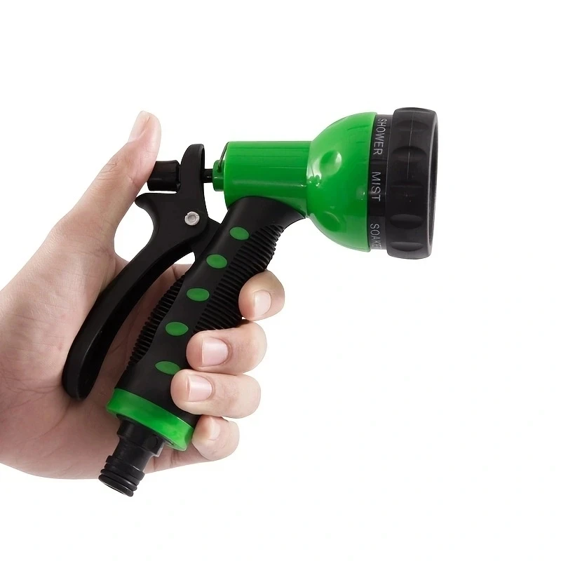 Pistola de agua de alta presión, 7 estilos, lavado de coches, manguera con boquilla ajustable para jardín, pistola de riego, manguera de césped, pulverizador de riego multifunción
