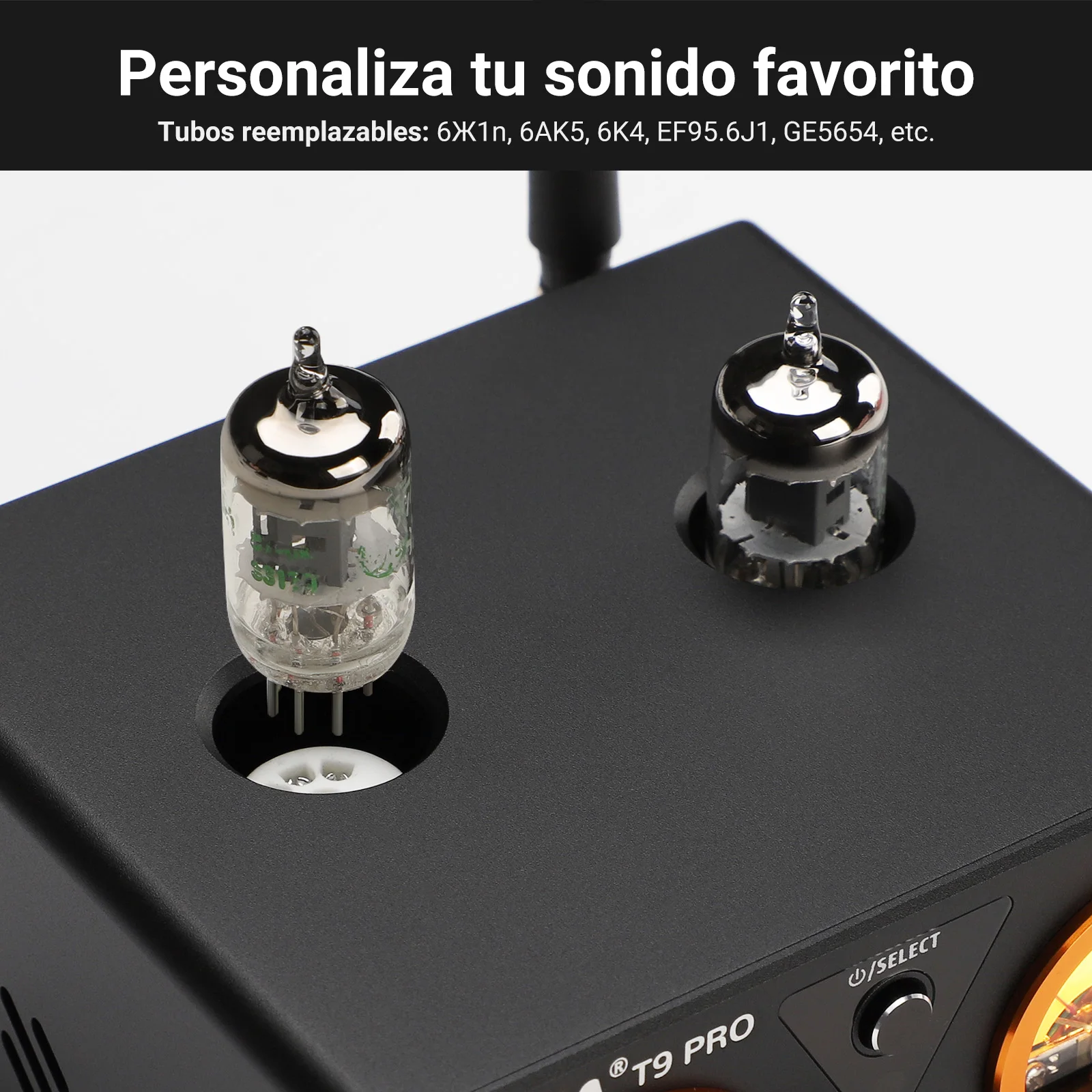 AIYIMA T9 PRO APTX HD amplificador Bluetooth Audio 100Wx2 amplificador de potencia estéreo HiFi USB DAC COAX OPT VU medidor amplificador de tubo
