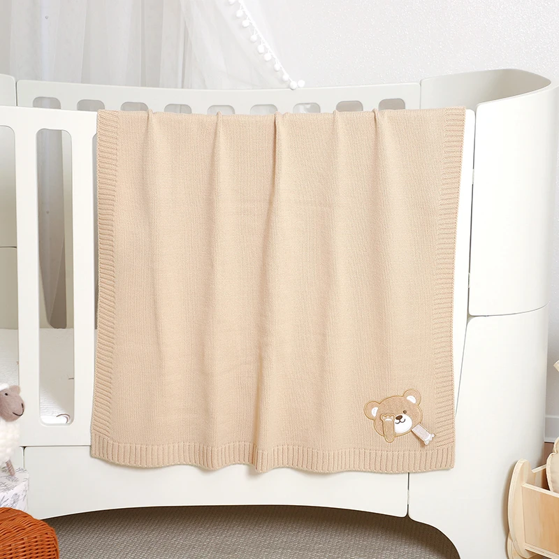 Mantas de punto para bebé de 90*70cm, cómodas, portátiles, para todas las estaciones, para recién nacidos, niños y niñas, manta para envolver mensual, edredón celular.