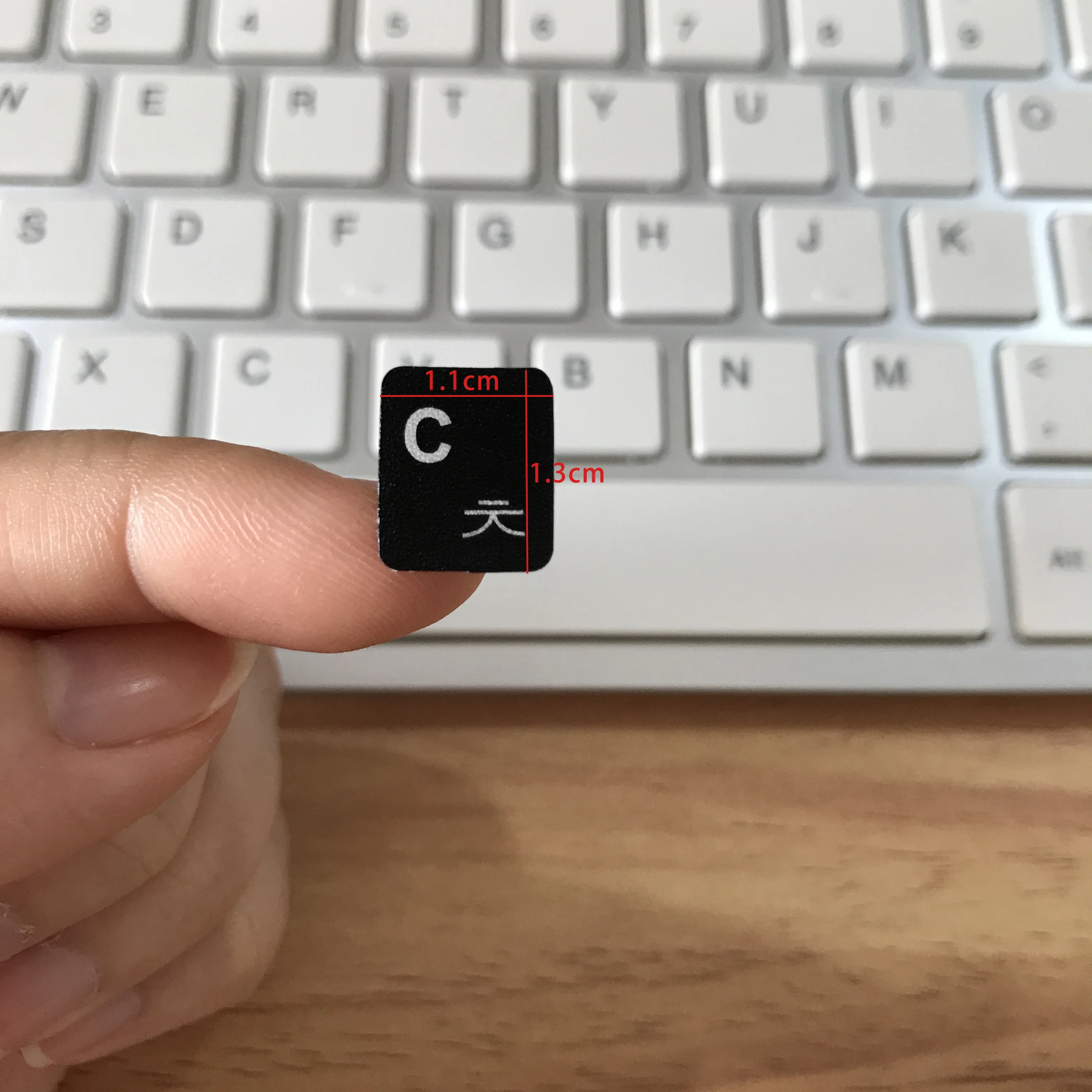 Inglés español italiano coreano francés Deutsch teclado pegatinas esmerilado PVC idioma teclado pegatina para ordenador portátil PC de escritorio