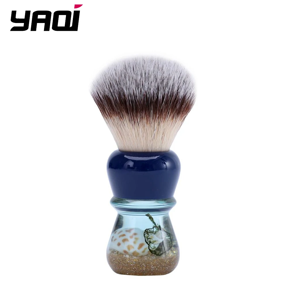 YAQI Atlantis-brocha de afeitar de pelo sintético para hombre, 24mm