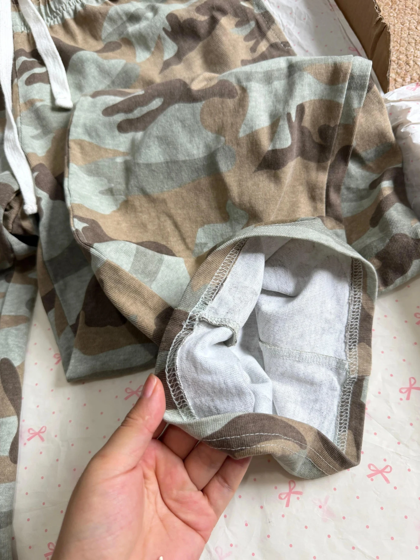 Pantalones Deportivos de Camuflaje con Cordón para Mujer, Pantalones Rectos con Cintura Elástica para Verano, Estilo Urbano Americano Vintage, Pantalones Holgados de Algodón Y2k