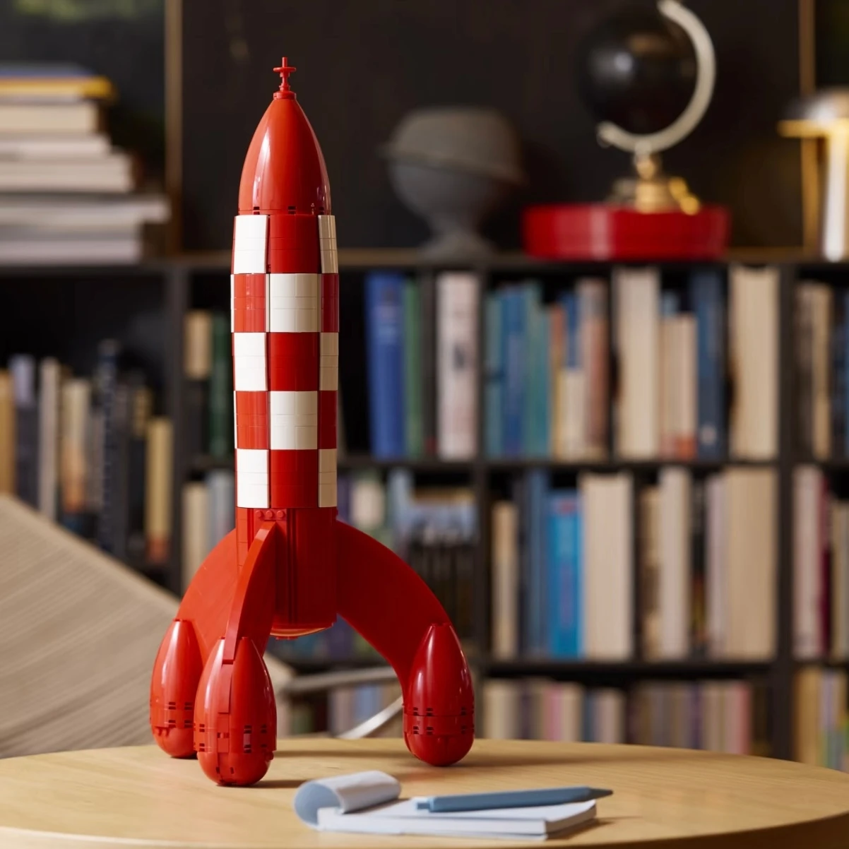1283 Piezas, Bloques de Construcción Modelo Cohete Lunar, Ideas Creativas DIY, Juguete de Construcción de Anime, Regalos de Cumpleaños y Navidad