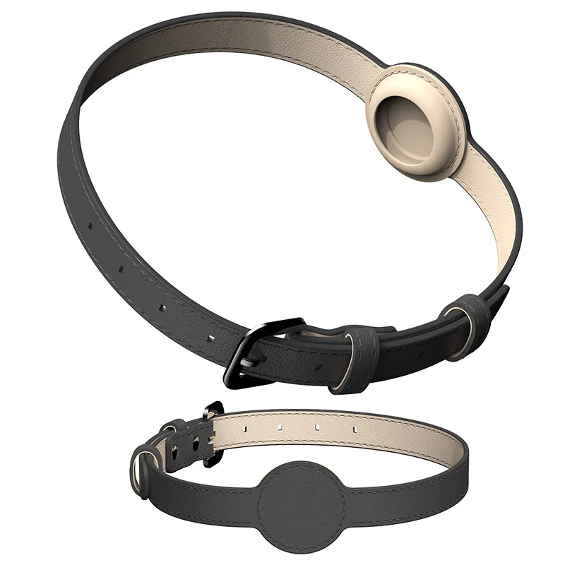 Rastreador de protección Airtag para Apple, Collar de silicona PU, posicionamiento antipérdida, impermeable, gato y perro