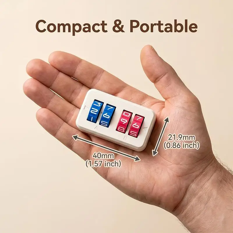 Marcador de Puntos Portátil para Juegos de Mesa, con Dial de Números Ajustable y Pantalla de Fecha y Hora, para Noches de Juego y Puntuación de Billar