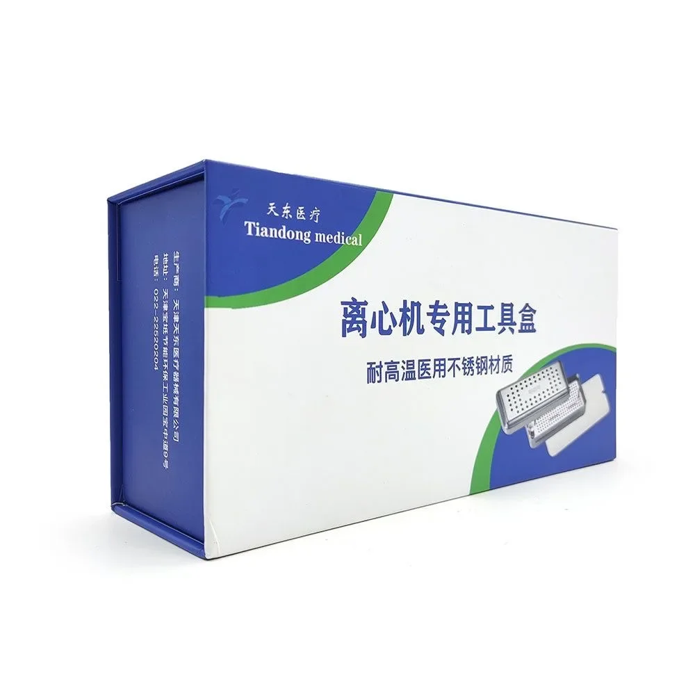 Caja Dental PRF CGF, placa de implante, caja de fibrino rica, Kit de membrana ósea quirúrgica de implante de acero inoxidable, instrumento de cirugía de laboratorio Dental