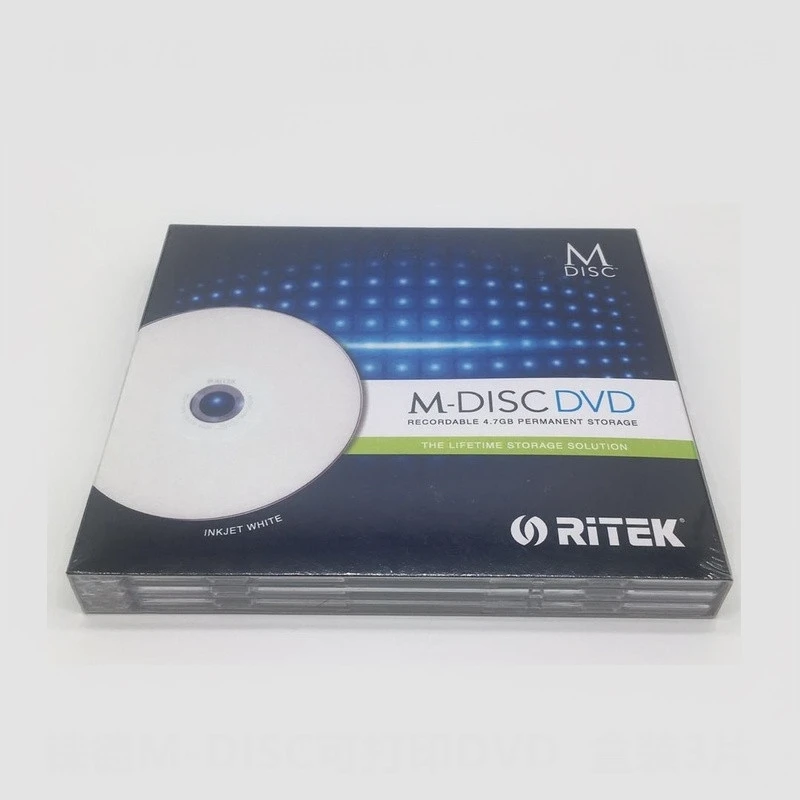 3 uds MDisc M-DISC MDISK DVD R grabable 4,7 GB almacenamiento permanente archivo de por vida