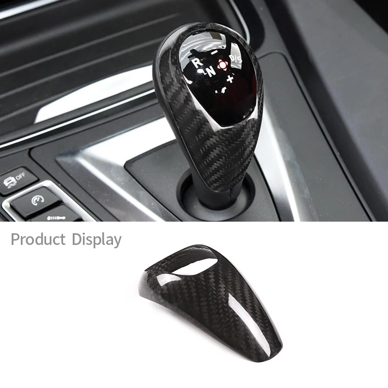 Cubierta Decorativa de Palanca de Cambios de Carbono Real para BMW M2 F87 M3 F80 M4 F82 M5 F83 F10 F85 X5M F86 X6M F12