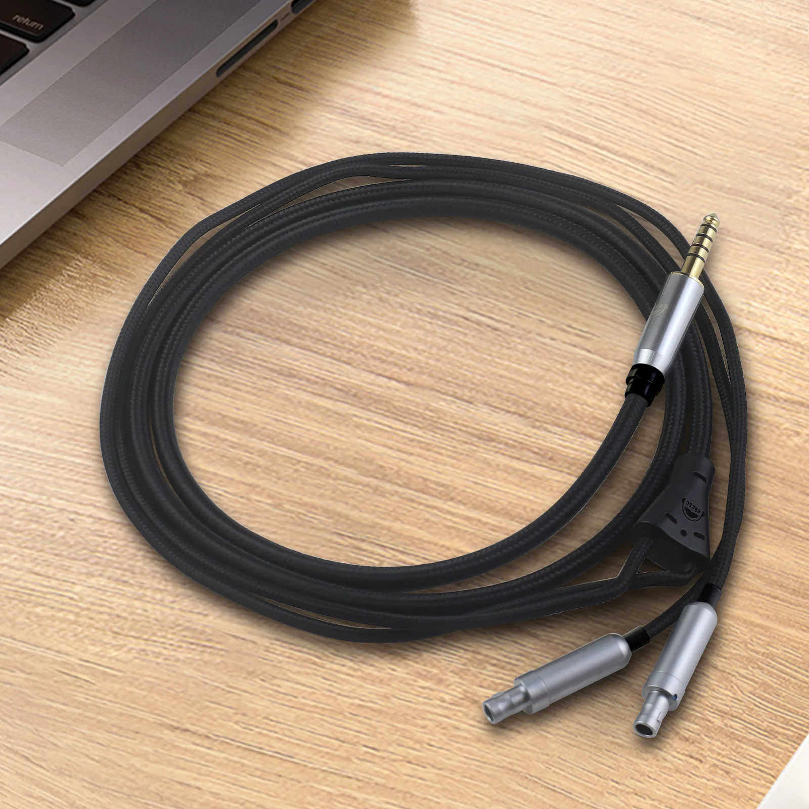 OKCSC-Cable HiFi XLR de 4,4mm, 3,5mm, 2,5mm, 6,35mm, enchufe de 2m/200cm para auriculares Sennheiser HD800S HD820 HD800 HD820S Dharma D1000