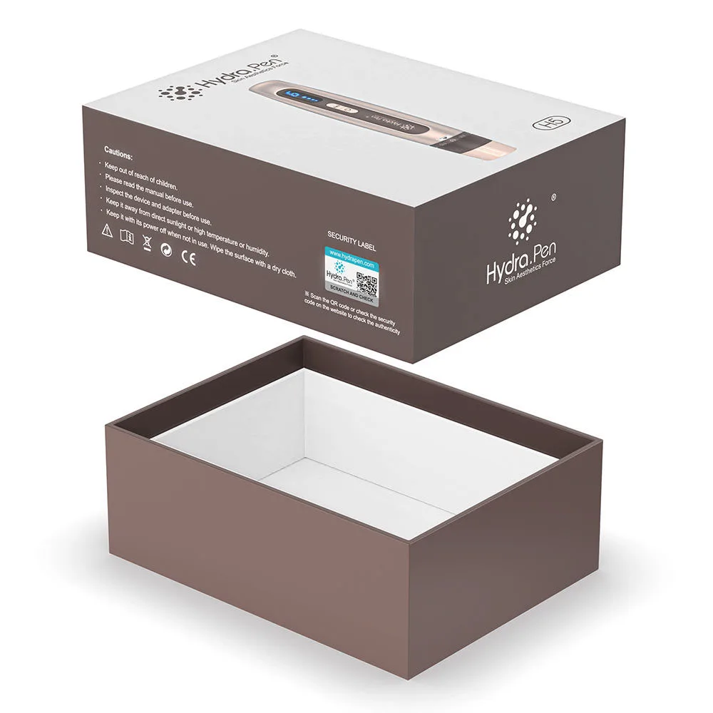 H5 Hydra Pen Derma Microneedle Pen 4-Pole EMS Microcurrent Mesotherapy - Con 30 Agujas Automáticas para Suero de Regalo