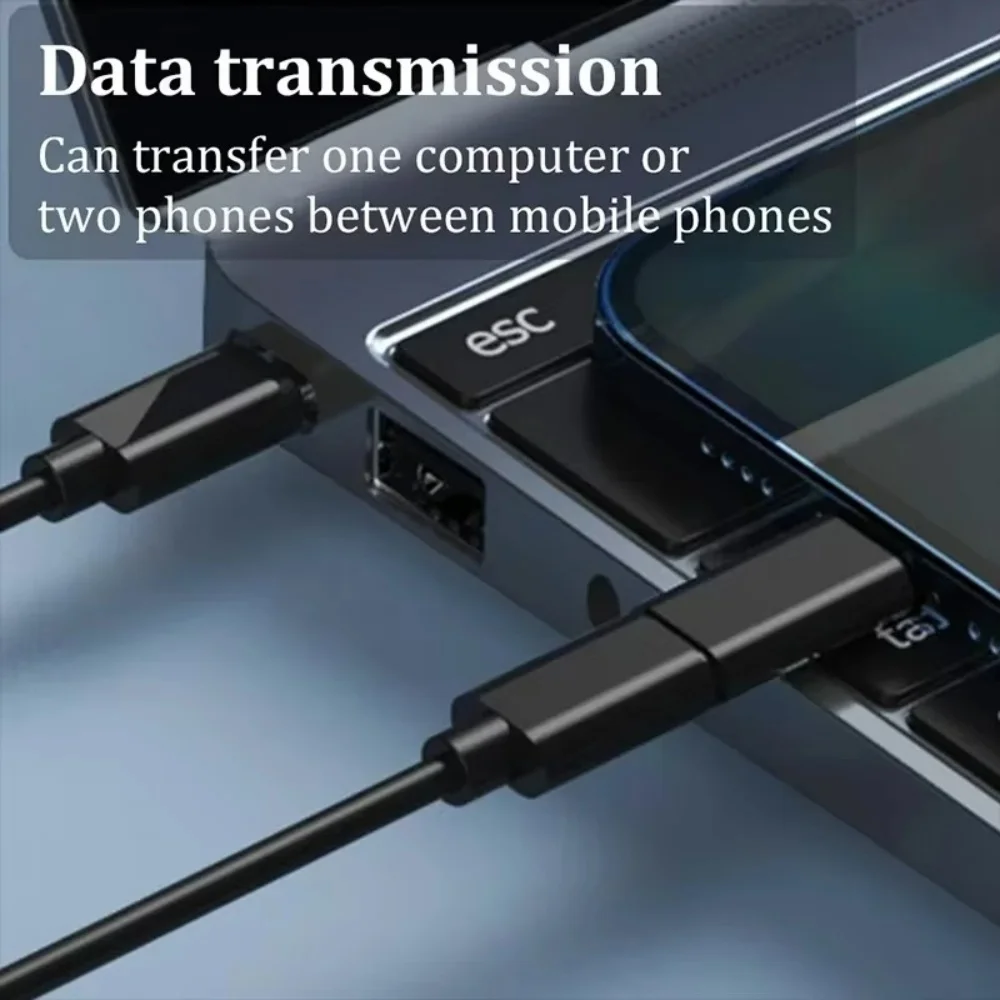 Caja de Almacenamiento de Cables de Datos Multifuncional Portátil, Soporte para Teléfono Móvil con Carga Rápida de 60W, Juego de Cables de Carga, Conversor Multi-Cabeza