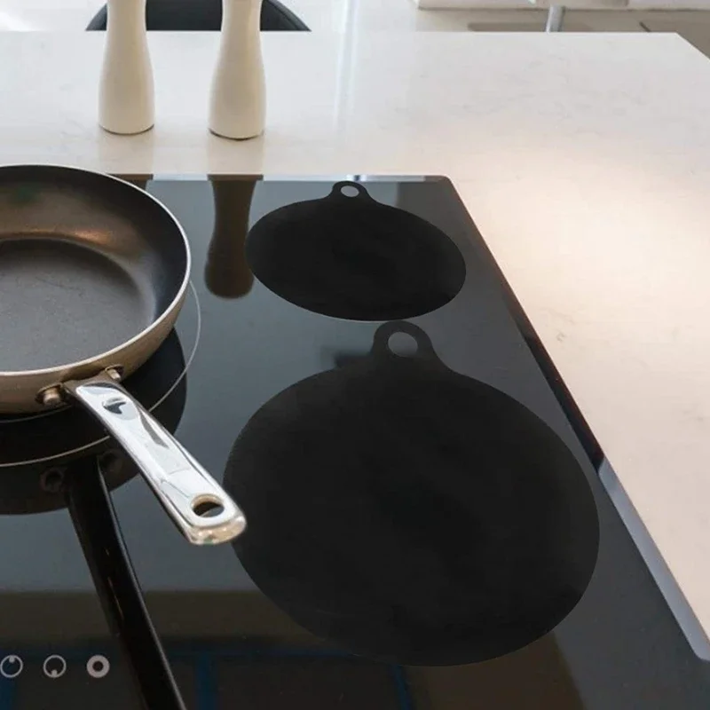 Estera de cocina de inducción, Protector contra arañazos para estufa de inducción, esteras de silicona multifuncionales para revestimientos de freidora de aire, 4 Uds.