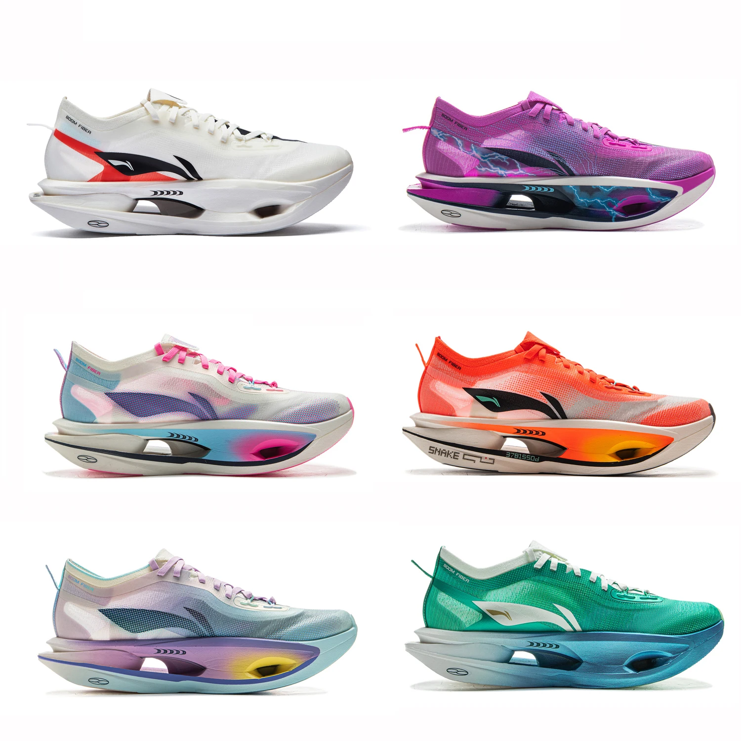 Li-Ning Unisex FEIDIAN 5 ULTRA Zapatillas de Running de Competición SUPER BOOM con Amortiguación y Placa de Fibra de Carbono Profesional ARMV005