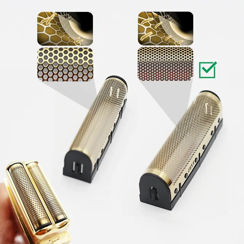 2 uds cuchilla de repuesto original de red para P600 KM-2028 1102 cortadora de pelo cabezal de cuchillo de corte accesorios de piezas de afeitado de barba