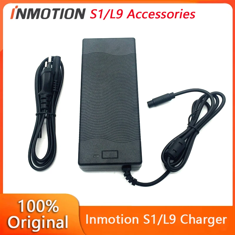 Cargador Original para patinete eléctrico INMOTION S1/L9, INMOTION Kickscooter, cargador de batería de litio de 63V, accesorios de fuente de alimentación