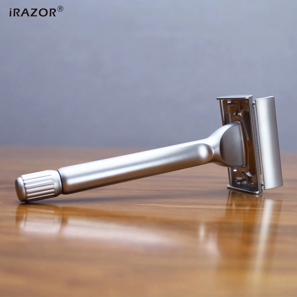 IRAZOR, nueva maquinilla de afeitar de seguridad de doble filo con diseño de mariposa pesada con 10 Uds. De recambios de cuchillas originales para hombres, juego de regalo de aseo reutilizable