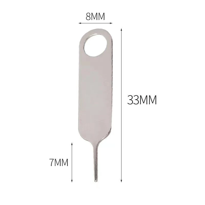 Divertido Pin eyector de bandeja de tarjeta SIM antipérdida para IPhone Samsung Huawei IPads Universal para abrir Extractor de herramientas de aguja