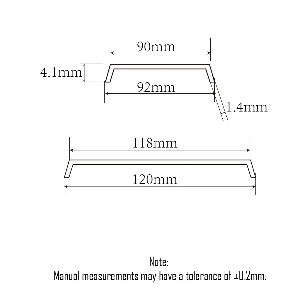 Bases ovaladas de 120x92 mm, modelo de bases de plástico para juegos