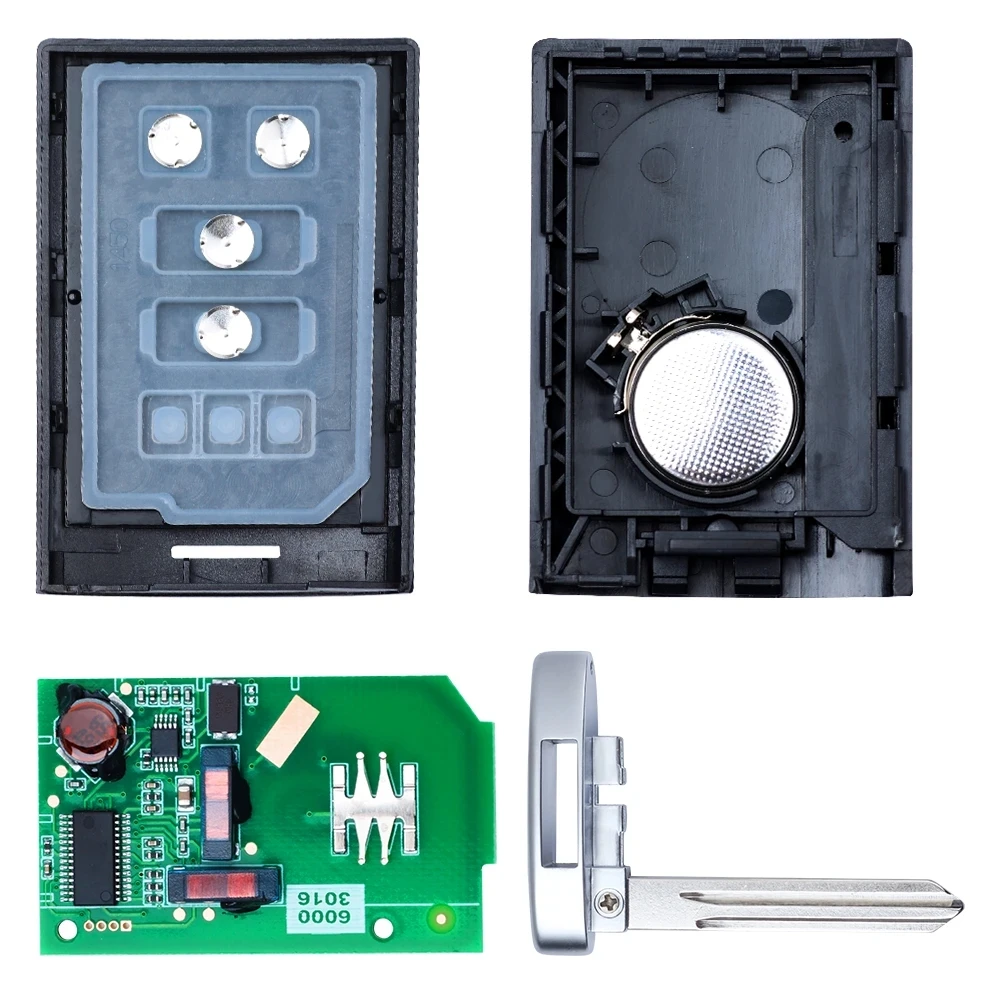 KEYECU 3 botones GM/S: 95372091 para Holden Chevrolet Captiva 2014 2015 2016 2017 2018 llave remota inteligente para coche 433MHz ID46 Chip