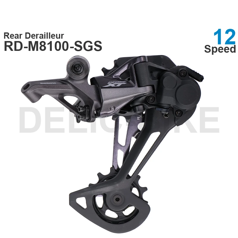SHIMANO-grupo de 12 velocidades DEORE XT M8100, incluye desviador trasero de RD-M8100-SGS y SL-M8100-R DE CAMBIO DE SL-M8100-IR, piezas originales