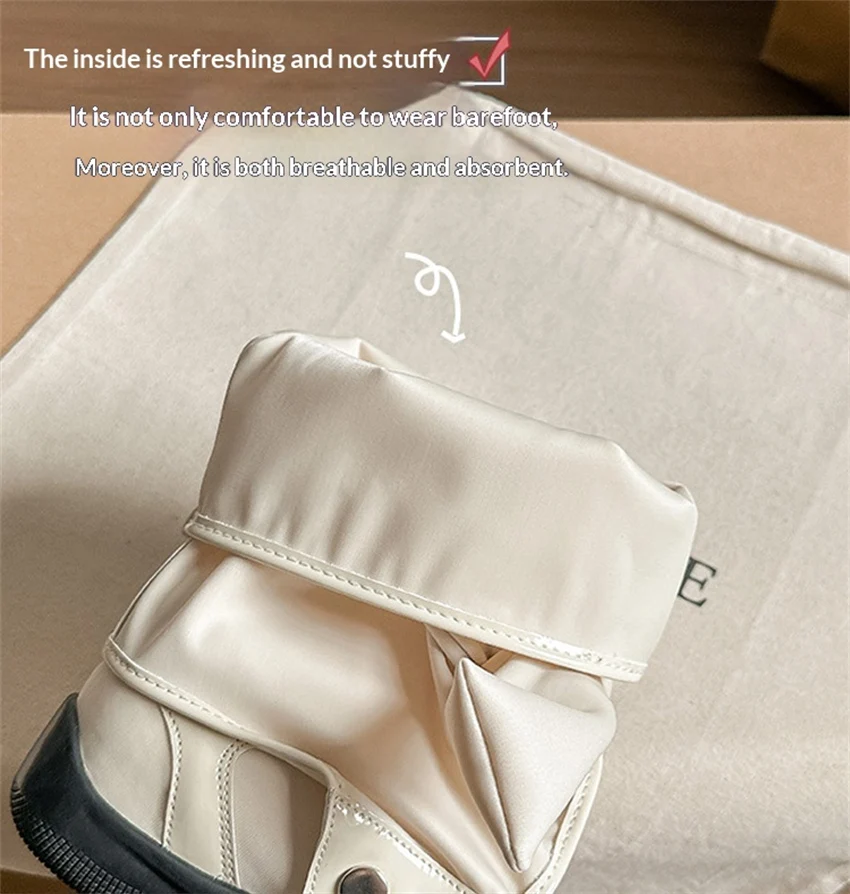 Botas de moda a media pantorrilla con lazo estilo Mary Jane, zapatos planos para mujer, novedad de verano 2026, botines cortos huecos de tres usos con plataforma extraíble.