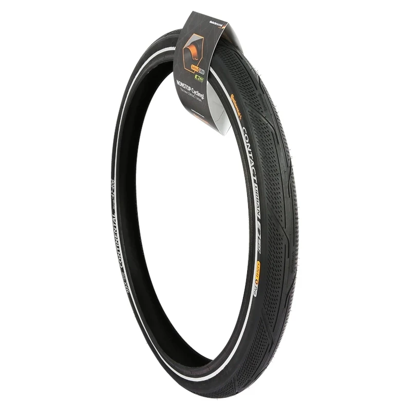 Neumático Continental Contact Urban de 16 pulgadas / 20 pulgadas 3/180Tpi a prueba de pinchazos con alambre de acero para bicicleta plegable BMX con tira reflectante