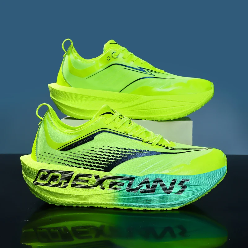 Zapatillas de Running para Hombre con Placa de Carbono, Especiales para Maratón, Transpirables, Ligeras, Zapatillas Deportivas Cómodas para Mujer