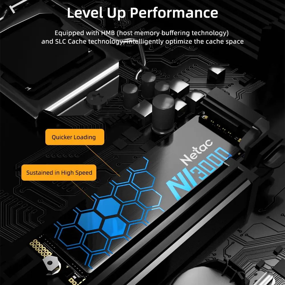 Netac NVMe SSD M2 1TB 2TB 500GB 250GB 3500MB/s SSD PCIe3.0 M.2 2280 unidades de estado sólido internas disco NV3000 para ordenador portátil de escritorio