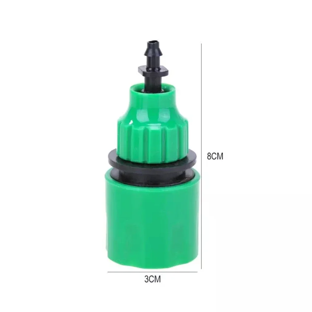 Manguera de agua de jardín de plástico, conector rápido, adaptador de riego por goteo, 5 piezas, 4/7, 8/11mm