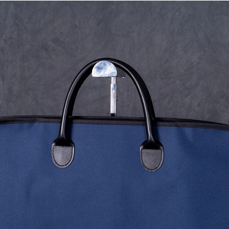 Bolsa de ropa de tela Oxford de lujo, organizador de almacenamiento de armario con cremallera para trajes, vestido, abrigo, ropa, funda de transporte, funda de viaje de negocios