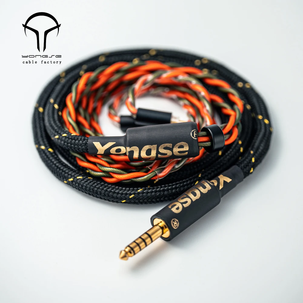 Yongse Stormrise Cable de actualización de material mixto de cobre chapado en plata OCC de aleación de paladio de cobre-plata-cobre de alta calidad