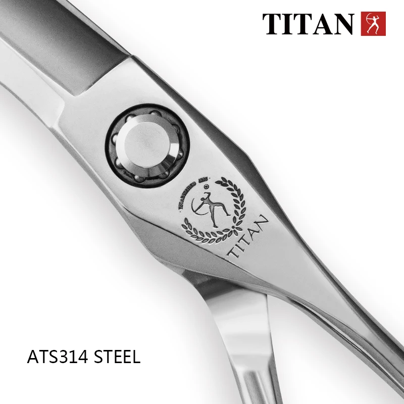 Juego de Tijeras de Peluquería Profesionales TITAN, Herramientas de Corte para Salón de Belleza, Tijeras de Barbero de 6.0 Pulgadas