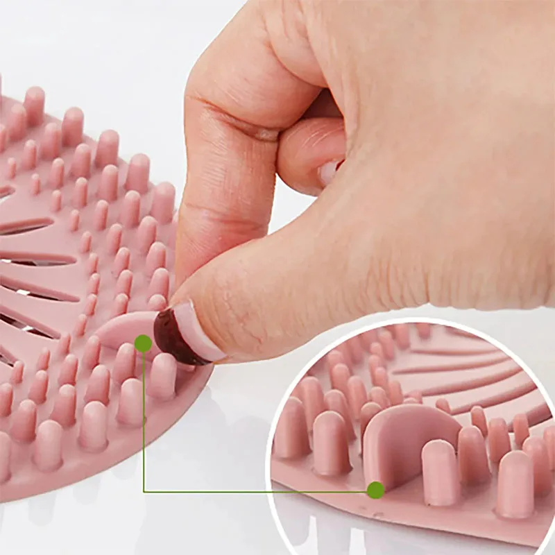 Filtro de desagüe para cabello, cubierta mágica antiobstrucción para fregadero de baño y cocina