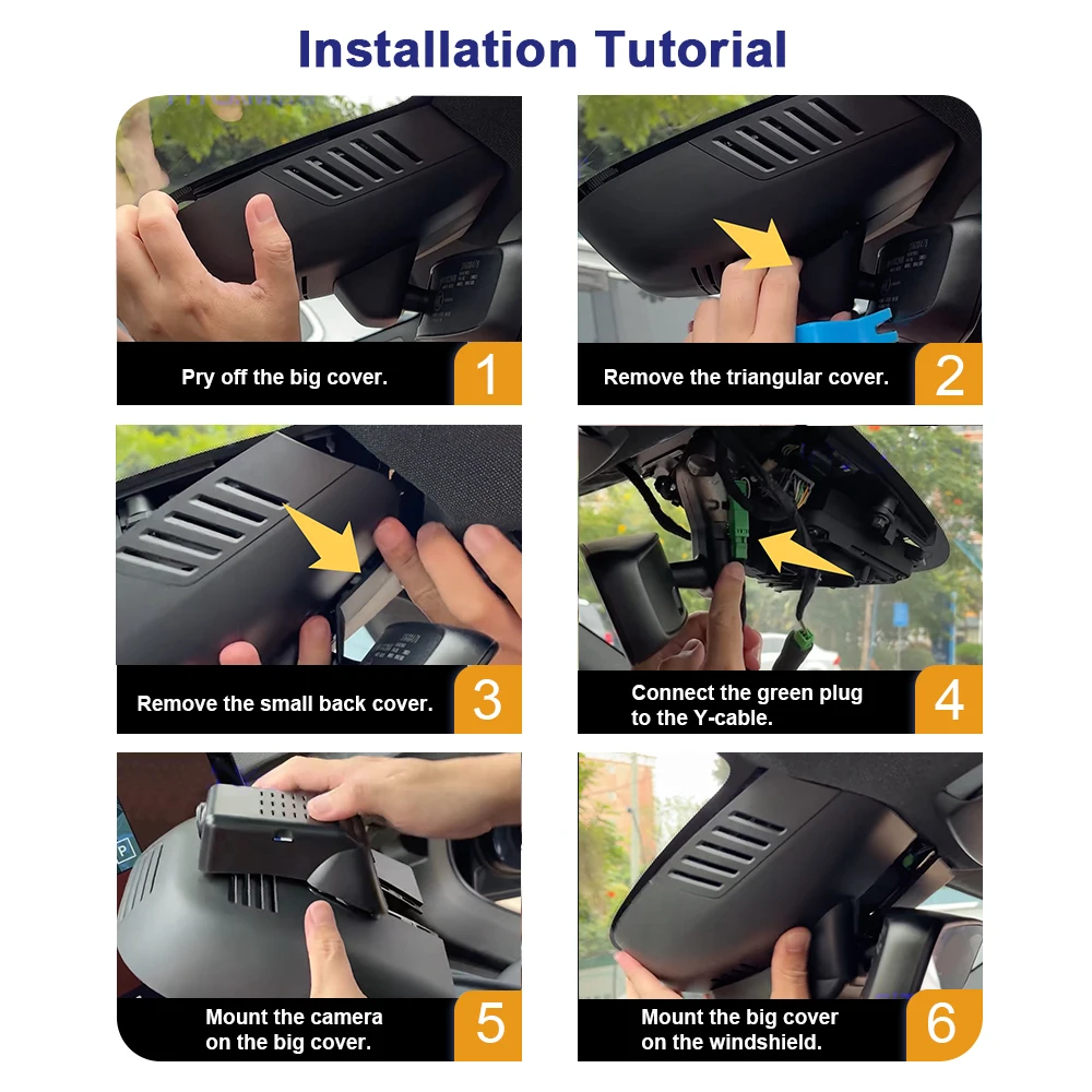 Cámara para Coche Fitcamx 4K para Volvo y Polestar 2, Compatible con XC60 XC90 XC40 C40 EX30 S90 V90 S60 V60 XC70 EC40, Visión Nocturna