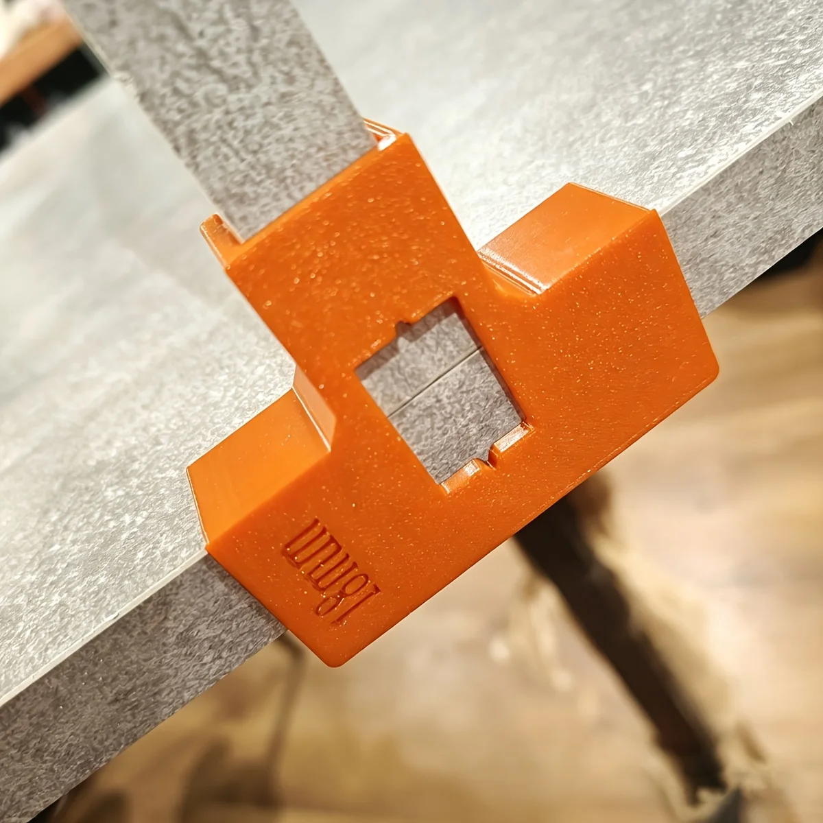 90 °   Soporte en T de ángulo recto para tablero laminado de 18 mm, soporte para estante de gabinete, posicionador de montaje para muebles de bricolaje y carpintería