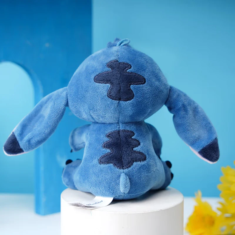 Disney Toy Story Stitch Kawaii muñeco de peluche de dibujos animados llavero de Anime colgante correa de juguete llavero de coche regalo de cumpleaños para niños