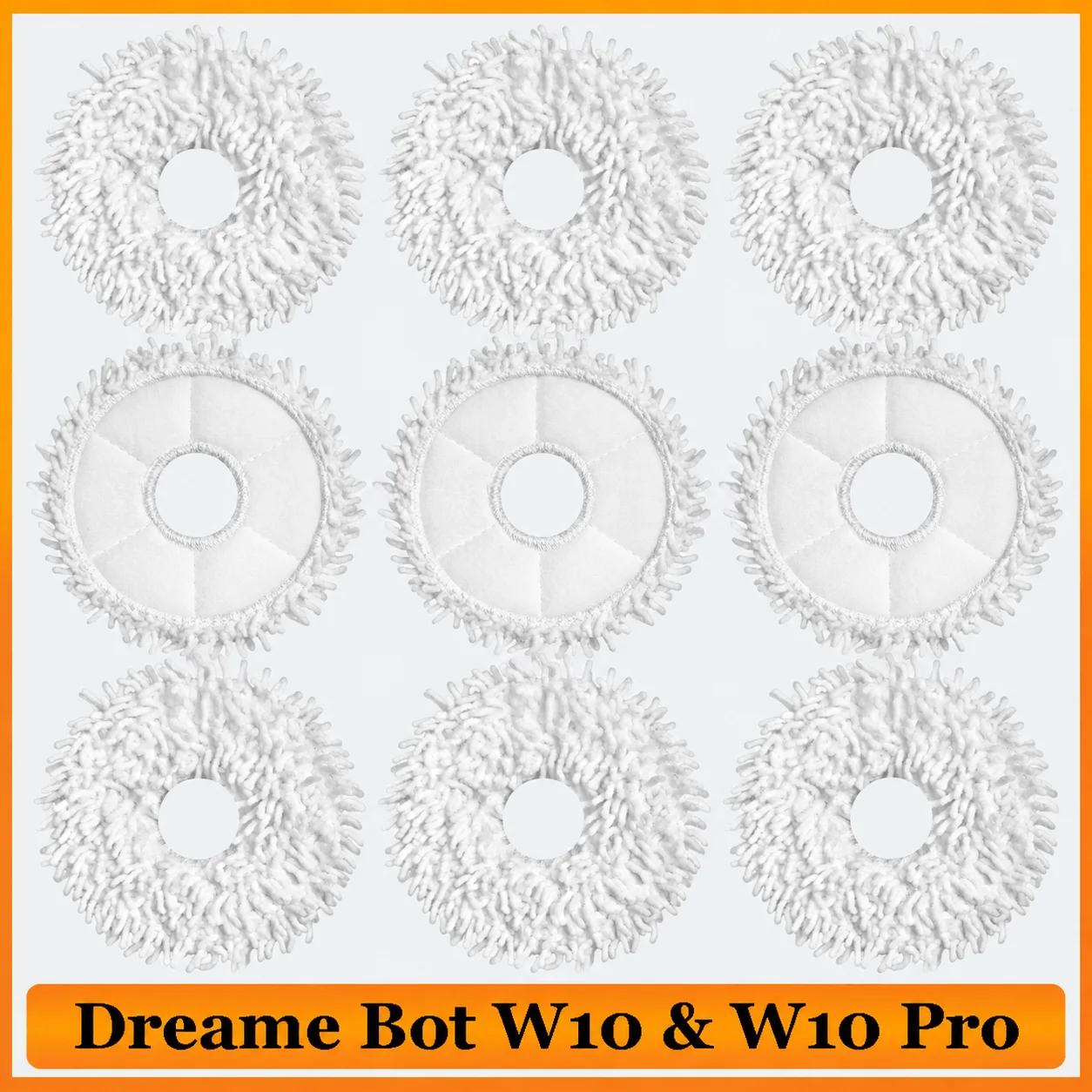 Piezas de repuesto para Robot aspirador y fregona autolimpiante XiaoMi Dreame Bot W10 y W10 Pro, accesorios para aspiradora, paño de mopa