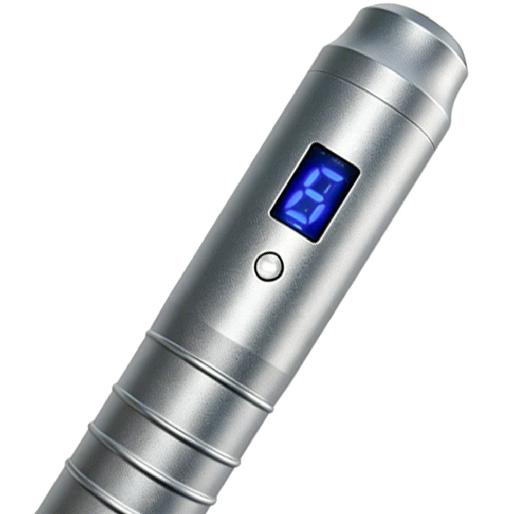 DermaPen con 12 Cartuchos para Uso Doméstico - Derma Roller Pen de 0.25mm para Mujeres y Hombres