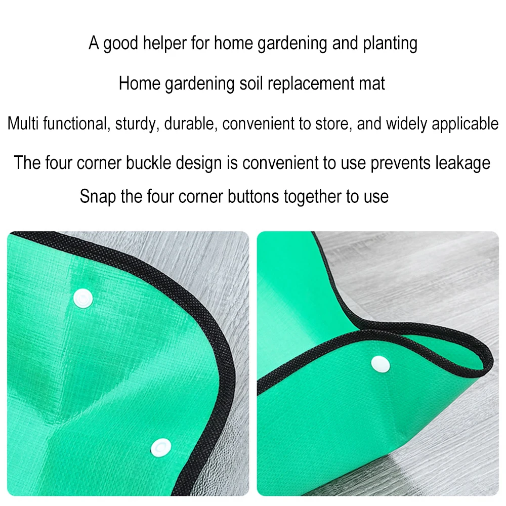 1 unidad, nuevas suministros de jardinería para el hogar, estera para plantar, almohadilla para macetas, maceta plegable para plantas de jardín, esteras impermeables reutilizables para trasplante