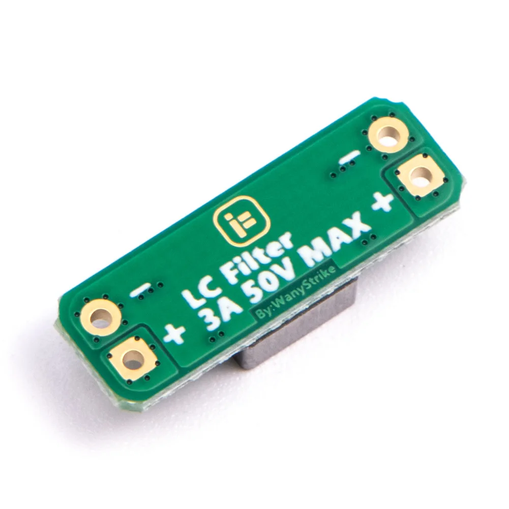 Módulo de filtro LC 3A 5-30V, protección de polaridad inversa integrada para RC FPV, cámara de Dron estilo libre, transmisor AV Pa, 4 Uds.