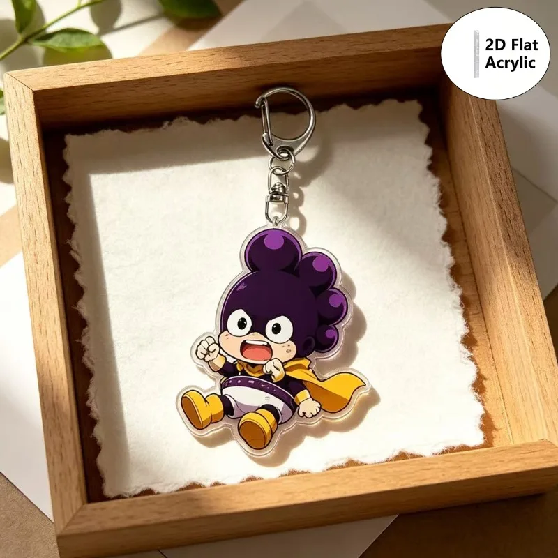 Lote de 10 Llaveros de Anime My Hero Academia, Llavero Acrílico de Izuku Bakugo Katsuki, Accesorios Colgantes, Regalos de Dibujos Animados, Venta al Por Mayor