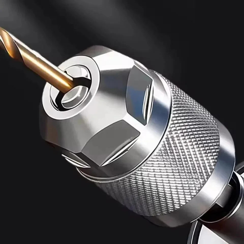 Adaptador de Mandril de Taladro sin Llave de 3 Mordazas, 1.5-6.5mm, Vástago Hexagonal, Convertidor de Cambio Rápido para Taladro Eléctrico, Herramientas de Bricolaje para Trabajar la Madera