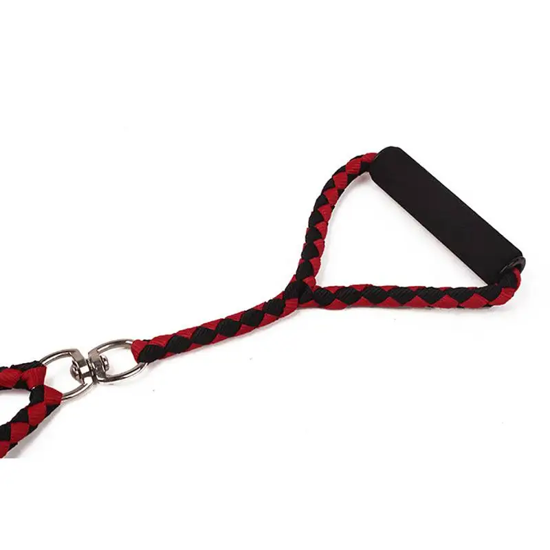Cuerda de tracción doble de alta calidad para mascotas, correas para perros para 2 perros, cables prácticos y duraderos