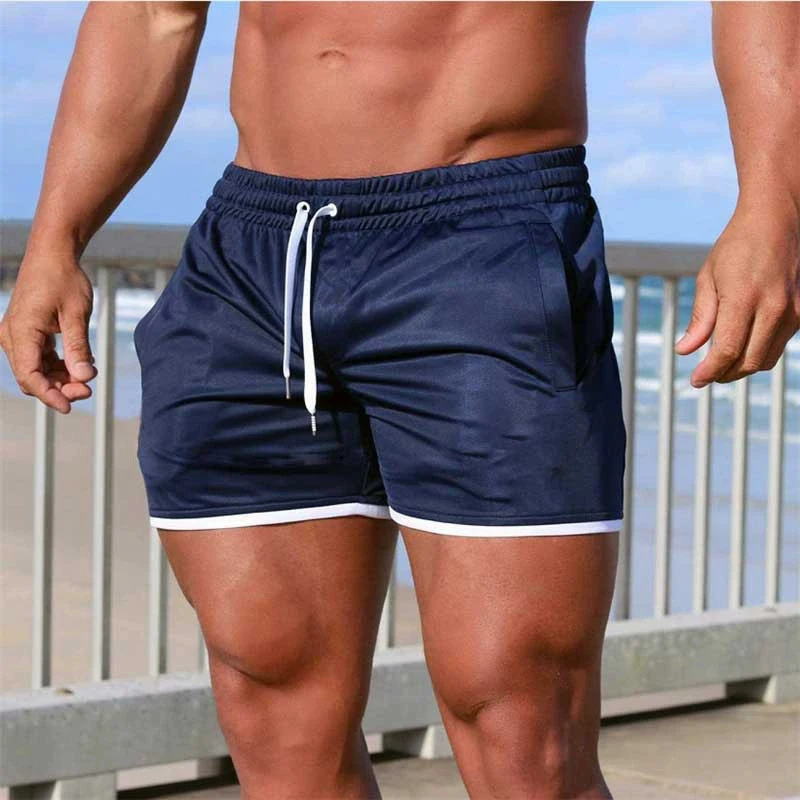 ADED, pantalones cortos deportivos de verano para hombre, pantalones de playa para baloncesto y Fitness, pantalones cortos de entrenamiento de gimnasia transpirables de malla para culturismo, pantalones de chándal para hombre