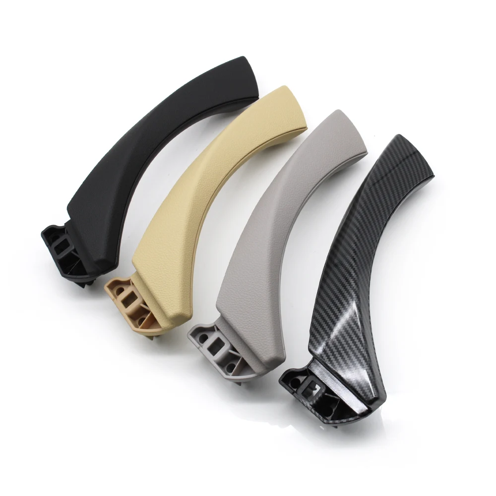 Juego completo de 6 uds de cubierta de manija de puerta Interior de pasajero LHD RHD embellecedor para BMW Serie 3 E90 E91 E92 316 318 320 325 328i 2004-2012