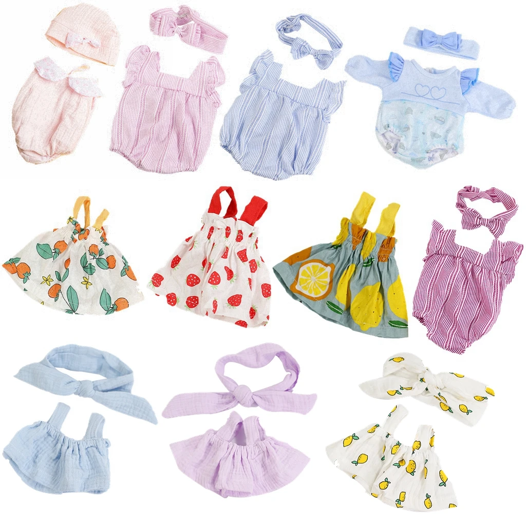 Vestido chaleco muñecas traje ropa para muñeca bebé de 16 pulgadas 40cm jerséis lindos peleles ropa para muñecas accesorios para muñecas juguetes para niños