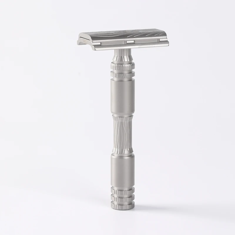 Maquinilla de Afeitar de Seguridad YAQI 316 Versión Ghost de Acero Inoxidable