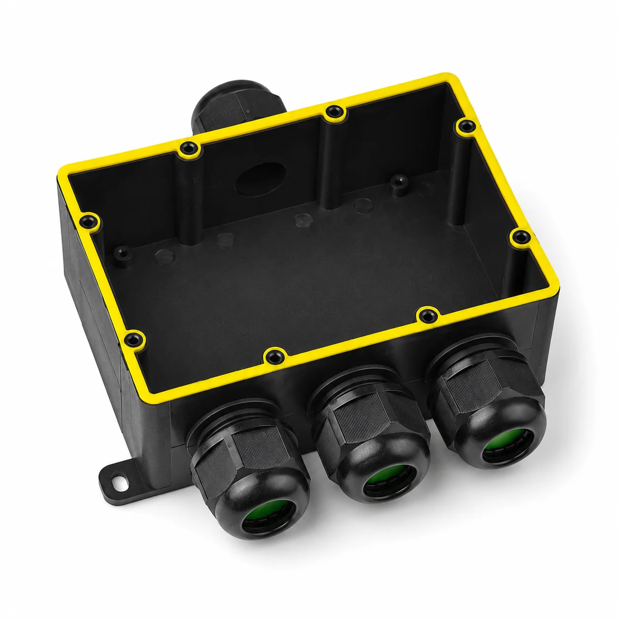 Caja de Conexiones Eléctrica para Exteriores IP68 de 2-8 Vías, Caja de Empalmes Múltiples M25, 450V, para Cableado de Distribución de Energía